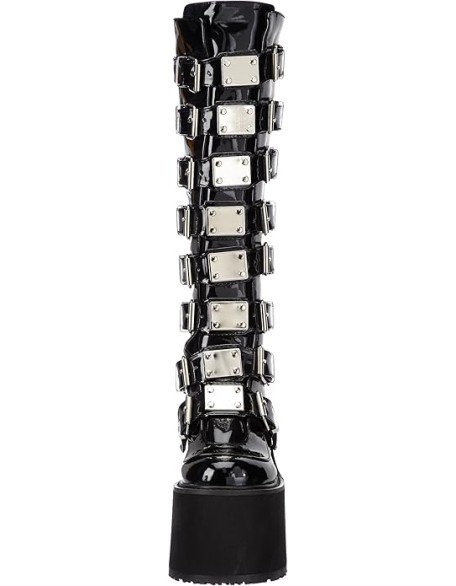 Pleaser Women's Swing-815 Knee-High Boot,Black Patent,8 M US