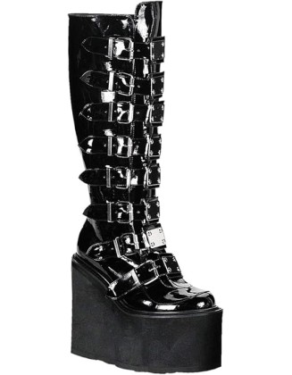 Pleaser SWING-815 Womens Shoes, Black Patent, Size 9