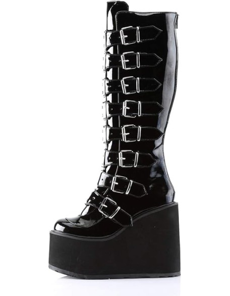 Pleaser SWING-815 Womens Shoes, Black Patent, Size 9