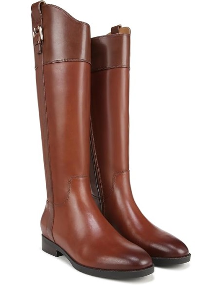Women's Tall Boot Available in Medium and Wide Calf- Supportive Comfortable Zip Up Women’s Boots That Includes a Built-in Arch Support Orthotic Insole That Helps Alleviate Heel Pain, Med Width