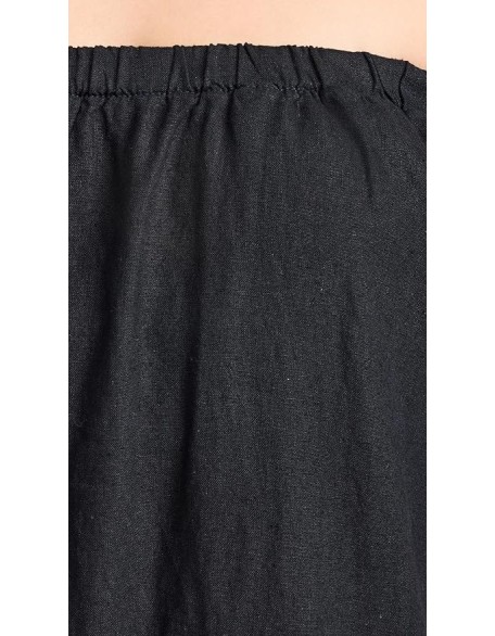 Women's Linen Column Maxi Dress