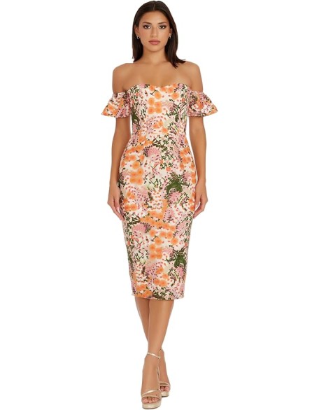 Floral Bodycon Dress