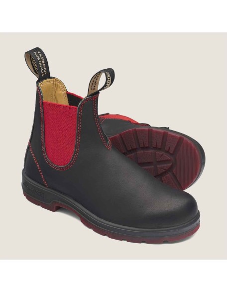 Women's Classics Chelsea Boots - Black / Red