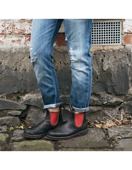 Women's Classics Chelsea Boots - Black / Red