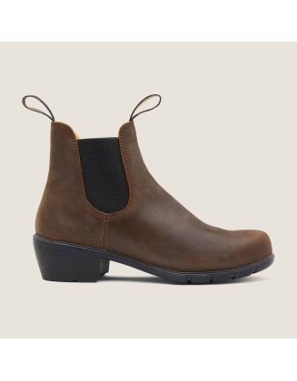 Women's Series Heeled Boots - Antique Brown