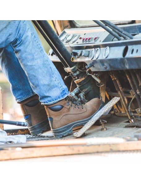Work Series Lace Up Boots - Crazy Horse