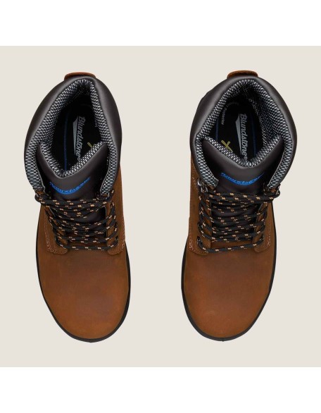 Work Series Lace Up Boots - Crazy Horse