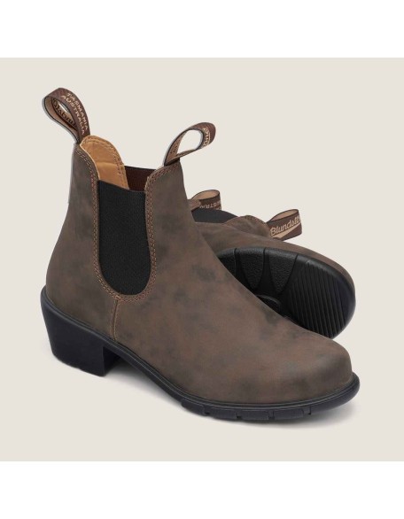 Women's Series Heeled Boots - Rustic Brown