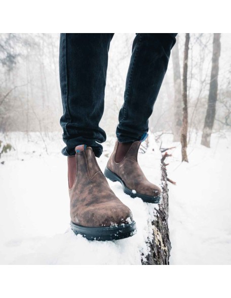 Men's Thermal Chelsea Boots - Rustic Brown