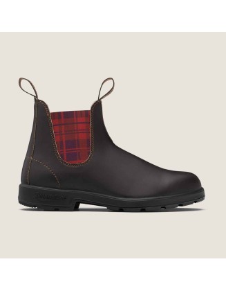 Women's Originals Chelsea Boots - Stout Brown / Burgundy Tartan