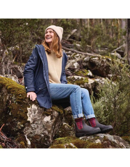 Women's Originals Chelsea Boots - Stout Brown / Burgundy Tartan