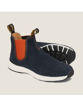 Women's Active Chelsea Boots - Navy / Orange