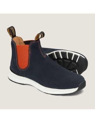 Men's Active Chelsea Boots - Navy / Orange