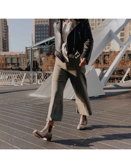 Women's Series Heeled Boots - Shell Lizard