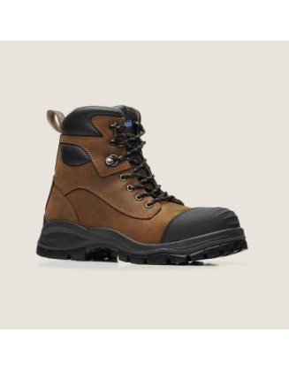 Work Series Zip Up Boots - Crazy Horse