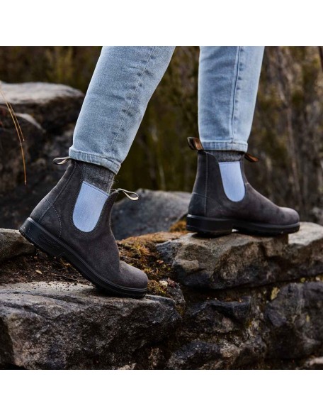 Women's Originals Suede Boots - Steel Grey / Blue