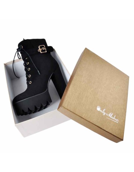 Ankle  Platform High Heel Boots