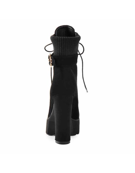 Ankle  Platform High Heel Boots