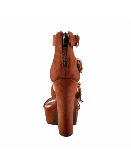 Platform Chunky High Heel Ankle Strap Sandals