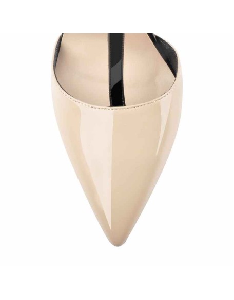Pointed Toe T-strap Stiletto High Heel Pumps