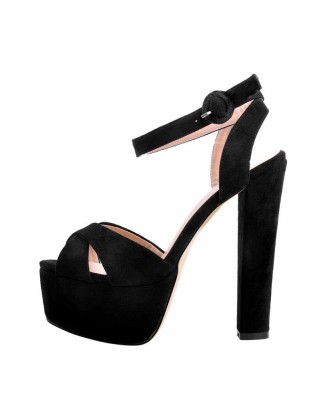 Platform Chunky High Heel Sandals