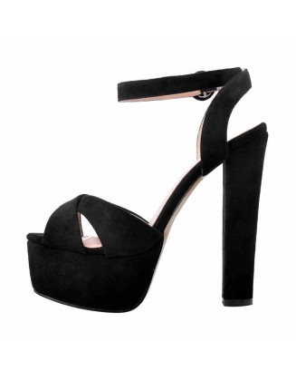 Platform Chunky High Heel Sandals