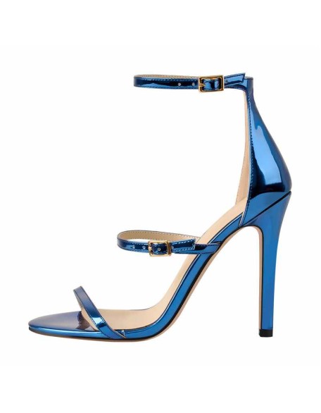 Ankle Strap Stiletto Open Toe Sandals
