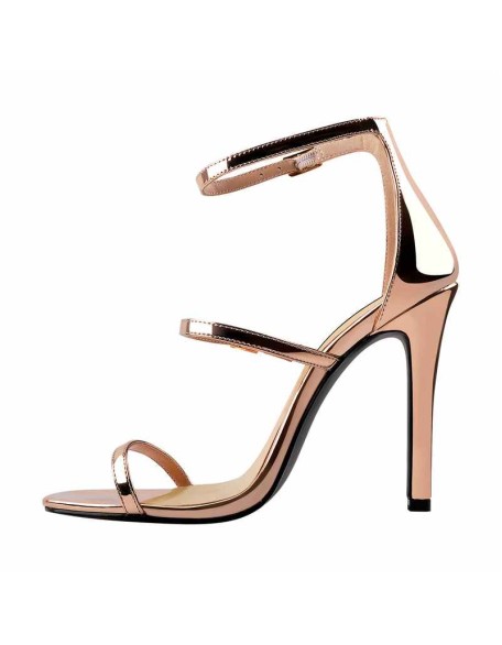 Ankle Strap Stiletto Open Toe Sandals