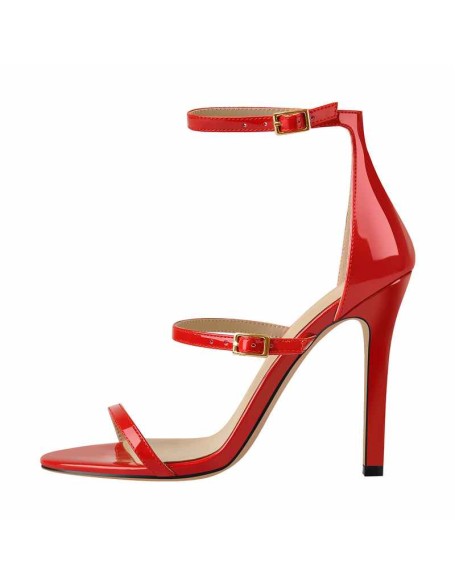 Ankle Strap Stiletto Open Toe Sandals