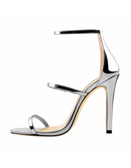 Ankle Strap Stiletto Open Toe Sandals