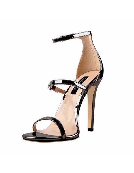 Ankle Strap Stiletto Open Toe Sandals