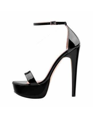 Ankle Strap Platform Stiletto Single Band Sandals