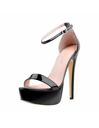 Ankle Strap Platform Stiletto Single Band Sandals