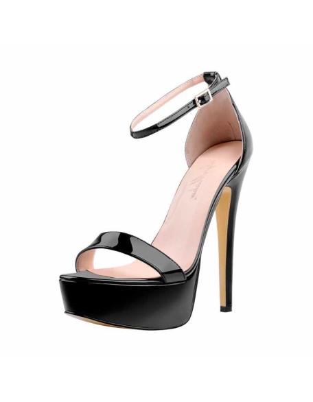 Ankle Strap Platform Stiletto Single Band Sandals