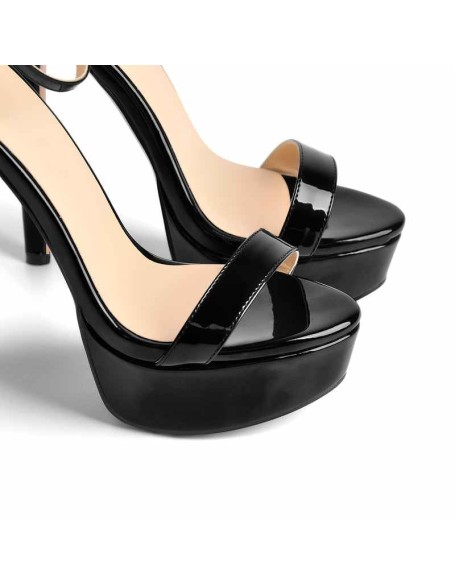 Ankle Strap Platform Stiletto Single Band Sandals