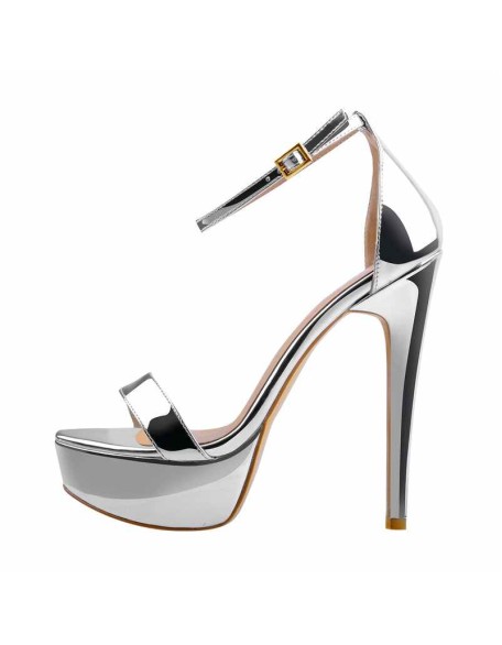 Ankle Strap Platform Stiletto Single Band Sandals