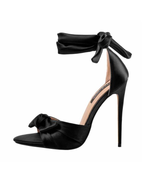 Bow Ankle Strap Stilettos Heel Sandals