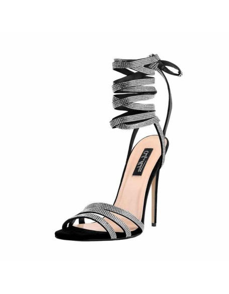 Rhinestone Strap Stilettos Heel Sandals