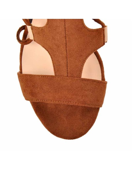 Lace Up Gladiator Cutout Wedge Sandal Boots
