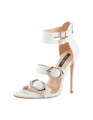 Ankle Strap Buckle Band Stilettos High Heel Sandals
