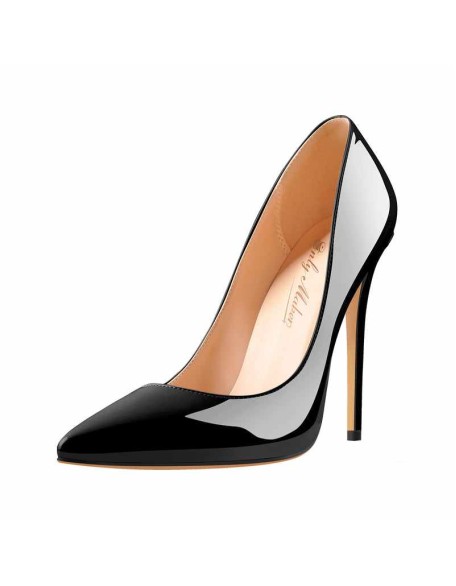 8cm 10cm 12cm Pointed Toe Slip On High Heel Pumps