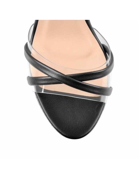 Lace up Wood Platform Wedge Open Toe Sandals