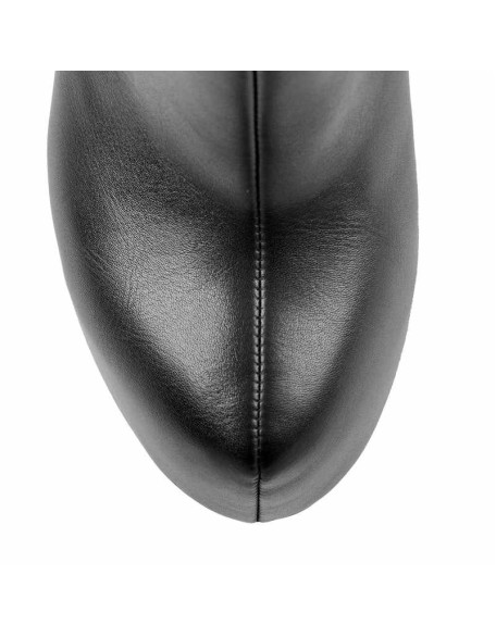 Faux Leather Platform High Heels Thigh High Boots