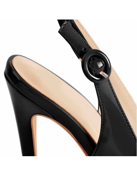 Peep Toe Thin High Heels Slingback Sandals