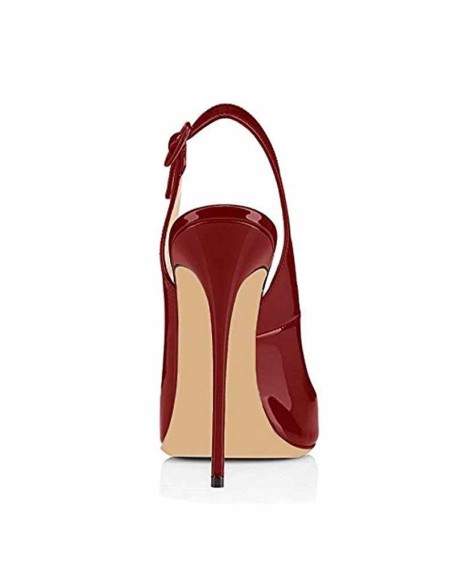 Peep Toe Thin High Heels Slingback Sandals