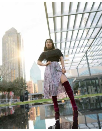 Burgundy Suede Platform Buckle Stiletto Over The Knee High Boots