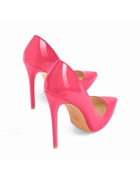 8cm 10cm 12cm Rose Red Pointed Toe Slip On High Heel Pumps