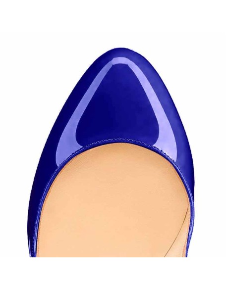 Mary Jane Round Toe Ankle Strap Platform Pumps