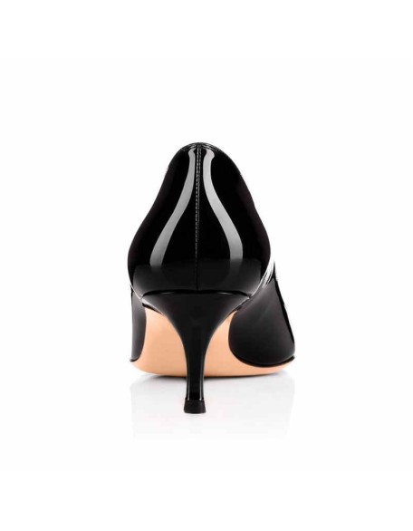 Pointed Toe Slip On 2.5inches(6.5CM) High Heel Pumps