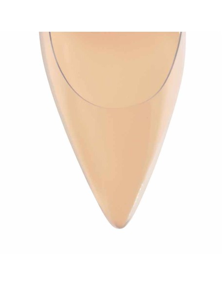 Transparent Pointed Toe Slingback Holographic Stiletto High Heel Pumps